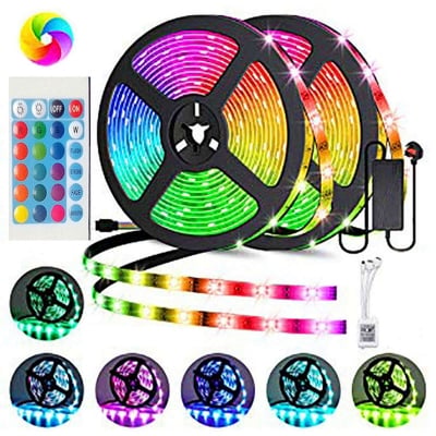 Picture of 16 Colors 16 Feet RGB LED Strip Light Colour Changing Mood Lighting