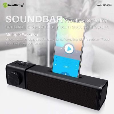 Picture of NewRixing NR-4023 Wireless Bluetooth TWS SoundBar 3D Surround Portable Speaker