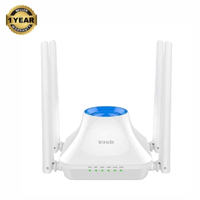 Picture of Tenda F6 N300 Easy Setup Wi-Fi Router (4x5dBi Antennas) - White