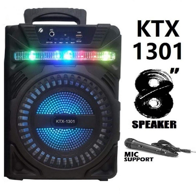 Picture of KTX-1301 Wireless Portable Bluetooth Speaker With Led Light - Multicolor