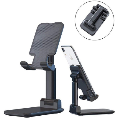 Picture of Phone & Tablet Stand- Foldable Portable Desktop Stand Adjustable Height And Angle Phone Holder For Desk - Multicolor