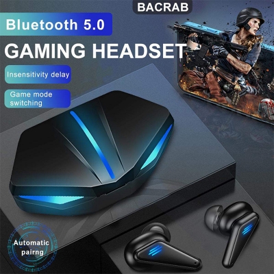 Picture of Gaming Wireless Earbuds G20 Low Latence Gaming Bluetooth Earphone Superb Bass Headphone with Microphone - Multicolor