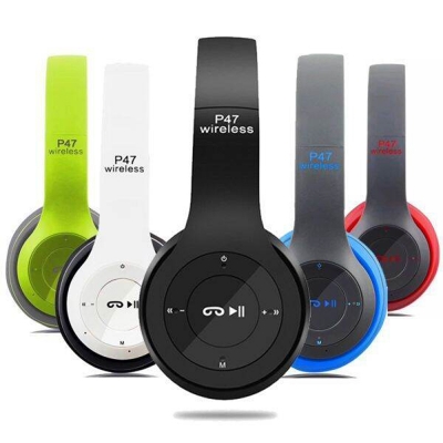 Picture of P47 Headband Foldable Stereo Bluetooth Headphones Wireless