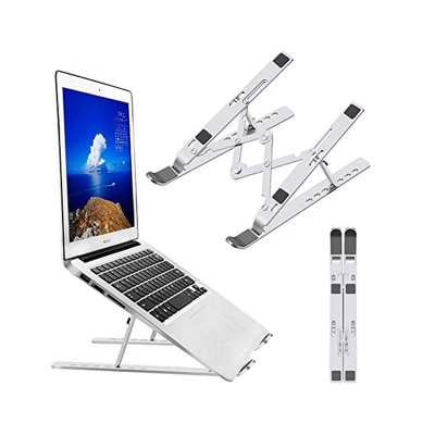 Picture of Laptop Stand Creative Folding Storage Bracket for 10-17 inch Tablets Notebook Laptop Quality Aluminum Alloy - Multicolor