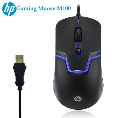 Picture of HP M100 Wired Gaming Optical Mouse - Multicolor