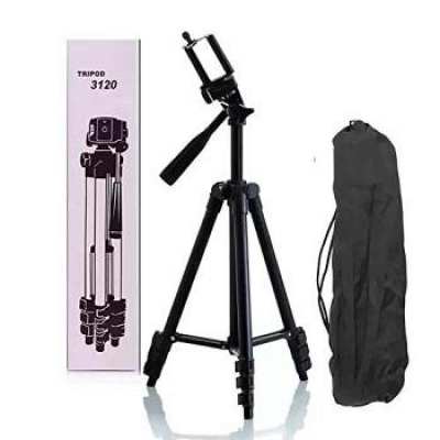 Picture of Tripod 3120 Camera Stand with Phone Holder Clip - Multicolor