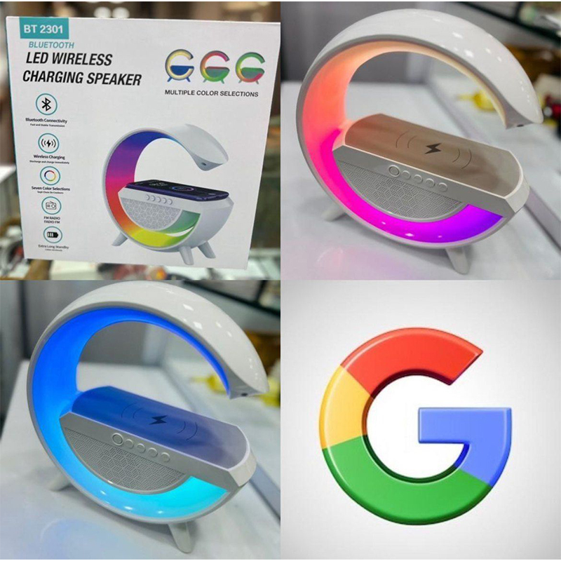 Picture of LED Wireless Phone Charging Speaker BT 2301 - Multicolor