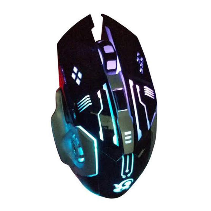 Picture of T9 Optical Gaming Mouse with RGB LED Lights - 3600 DPI - Multicolor