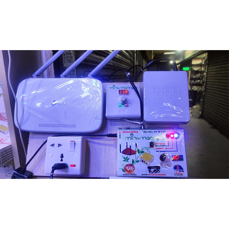 Picture of Mini-Mart UPS 18,000mAh Double Version - Reliable Backup Power for Router, Security Camera, and More
