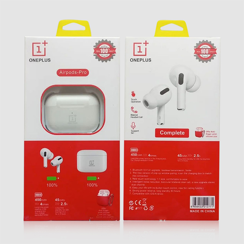 Picture of OnePlus AirPods Pro Wireless Earbuds (Replica) - Multicolor