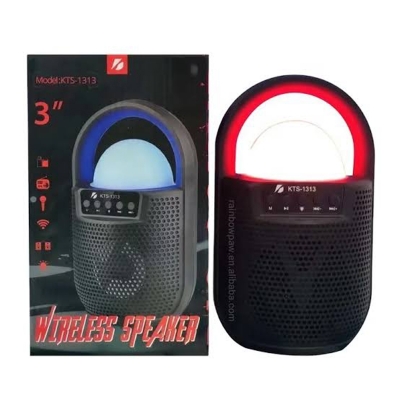 Picture of KTS 1313 Portable Bluetooth Speaker - High Bass, Wireless, FM Radio, LED Lights