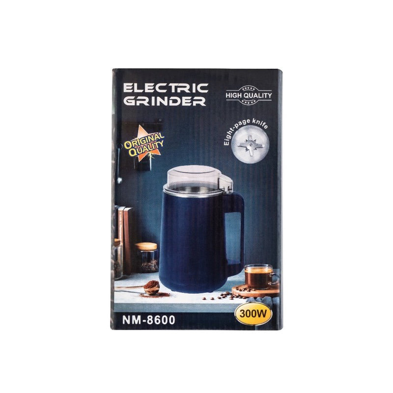 Picture of NM-8600 Electric Multi-Function Grinder, 300W Power, Stainless Steel Blades, Dry & Wet Grinding, 2 Speed Settings - Multicolor