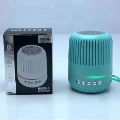 Picture of M4 Portable Bluetooth Speaker with FM Radio, TF Card Support, and LED Lights