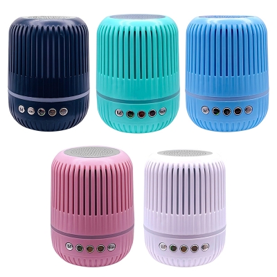 Picture of M4 Portable Bluetooth Speaker with FM Radio, TF Card Support, and LED Lights