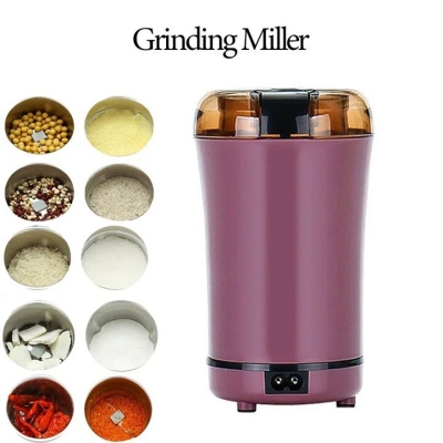 Picture of Mini Electric Grinder for Grains, Coffee Beans, Baby Food, and Seasoning – High-Speed Powder Maker for Home and Kitchen - Multicolor