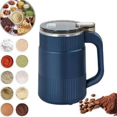 Picture of Electric Coffee Grinder with Stainless Steel Bowl, 350W Motor, and 12-Month Warranty – Ideal for Spices, Nuts, and Grains - Multicolor
