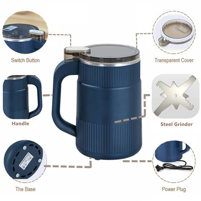 Picture of Electric Coffee Grinder with Stainless Steel Bowl, 350W Motor, and 12-Month Warranty – Ideal for Spices, Nuts, and Grains - Multicolor