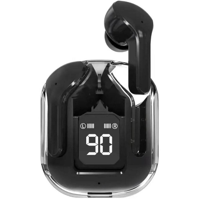 Picture of Ultrapods MAX/ PRO TWS Earbud, Bluetooth Earbuds with Display, Transparent Design, 30 Hrs Playtime with Fast Charging, Bluetooth 5.3 + Enc - Multicolor