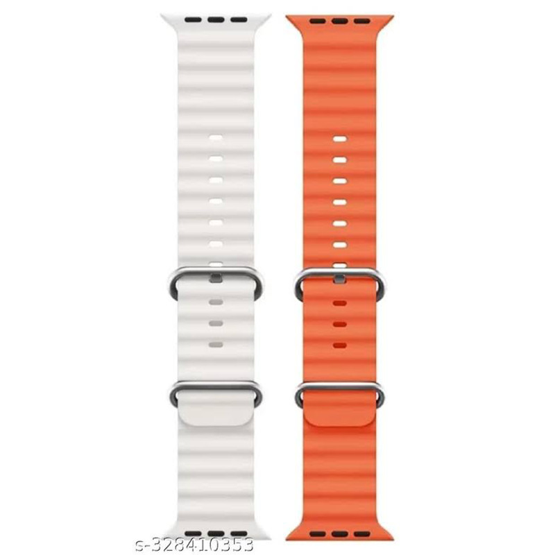 Picture of T800 Ultra Smart Watch With Ultrasound Max TWS Transparent Wireless Earbuds With Display & 1 Piece Watch Strap Belt Combo - Multicolor