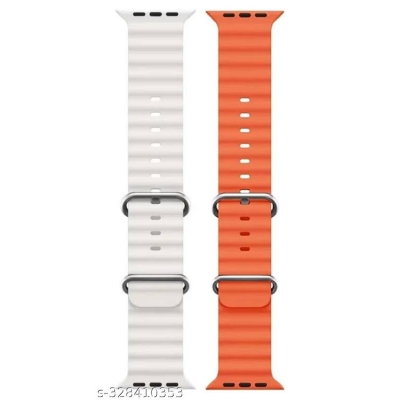 Picture of T800 Ultra Smart Watch With Ultrasound Max TWS Transparent Wireless Earbuds With Display & 1 Piece Watch Strap Belt Combo - Multicolor