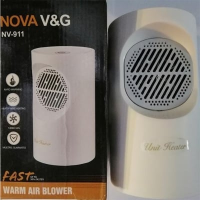 Picture of Nova V&G FAST Warm Air Blower | Portable Room Heater with Automatic Temperature Control | Fireproof & Energy-Efficient Heating Solution - Multicolor