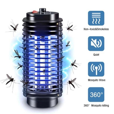 Picture of Electronic Mosquito Killer Lamp with UV Light, Silent Operation, and USB Power for Indoor Use LM-3B - Multicolor