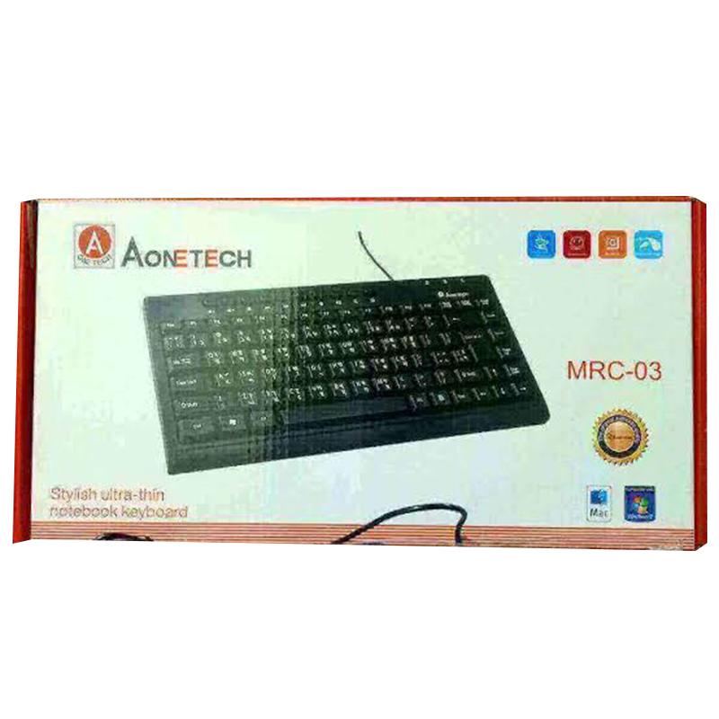 Picture of Aone Tech MRC-03 USB Mini Keyboard - Multicolor