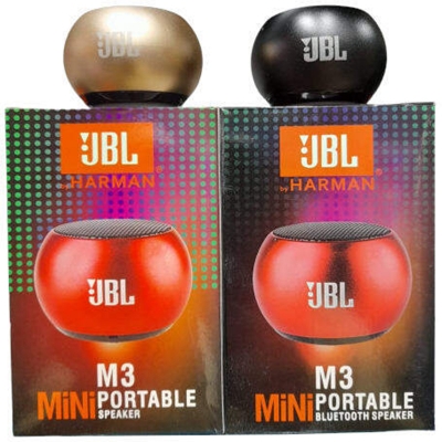 Picture of M3 Mini Portable Bluetooth Speaker with High-Quality Sound, 5 Hours Battery Life, Wireless Connectivity, Compact Design, and Enhanced Bass for Smartphones, Tablets, Laptops