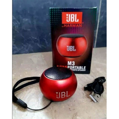 Picture of M3 Mini Portable Bluetooth Speaker with High-Quality Sound, 5 Hours Battery Life, Wireless Connectivity, Compact Design, and Enhanced Bass for Smartphones, Tablets, Laptops