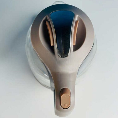 Picture of Kiam Electric Kettle (Glass) BL-002 | 1.8-Liter Capacity | Fast Boiling | Durable Glass Body | Stainless Steel Base | Auto Shut-Off | Safe and Efficient Water Heating - Multicolor