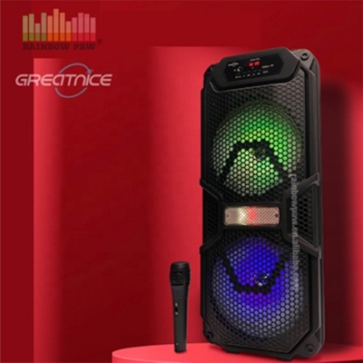 Picture of "Greatnice GTS 1620 Dual 6.5-Inch Bluetooth Speaker with HD Sound, Powerful Bass, and Multi-Mode Playback"