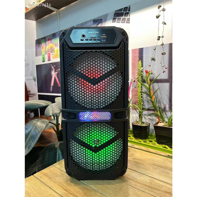 Picture of "Greatnice GTS 1620 Dual 6.5-Inch Bluetooth Speaker with HD Sound, Powerful Bass, and Multi-Mode Playback"