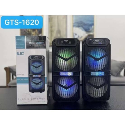 Picture of "Greatnice GTS 1620 Dual 6.5-Inch Bluetooth Speaker with HD Sound, Powerful Bass, and Multi-Mode Playback"