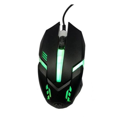 Picture of M15 Wired Gaming Mouse with Adjustable DPI, RGB Lighting, Ergonomic Design, and High Precision Sensor for Gamers - Multicolor