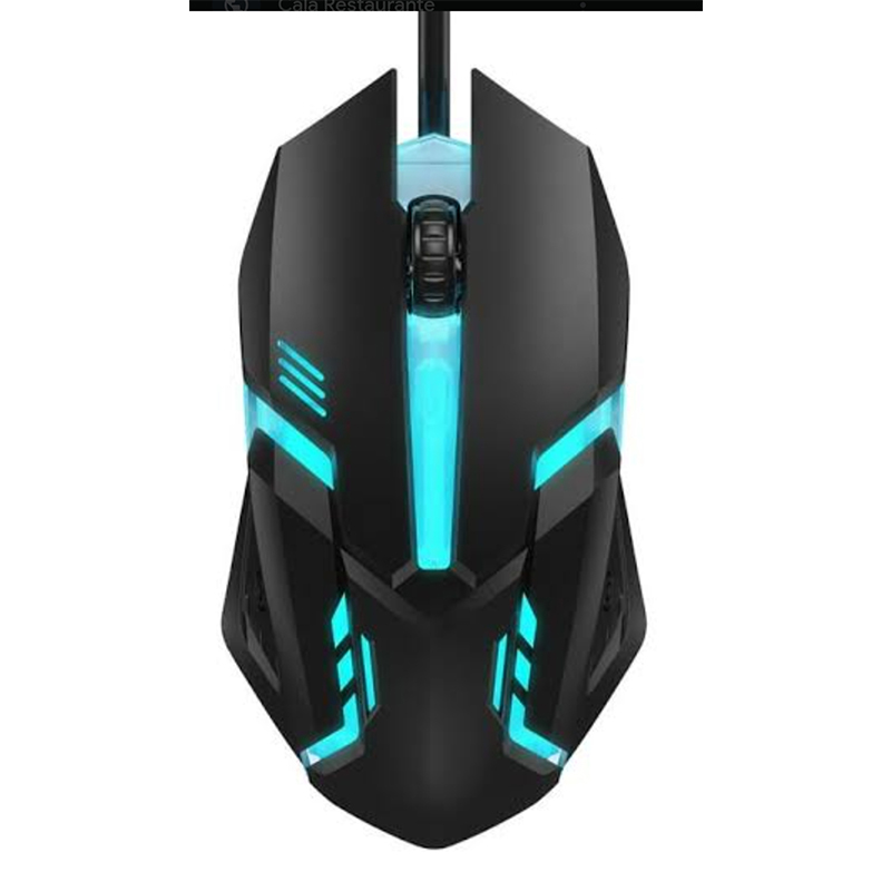 Picture of M15 Wired Gaming Mouse with Adjustable DPI, RGB Lighting, Ergonomic Design, and High Precision Sensor for Gamers - Multicolor