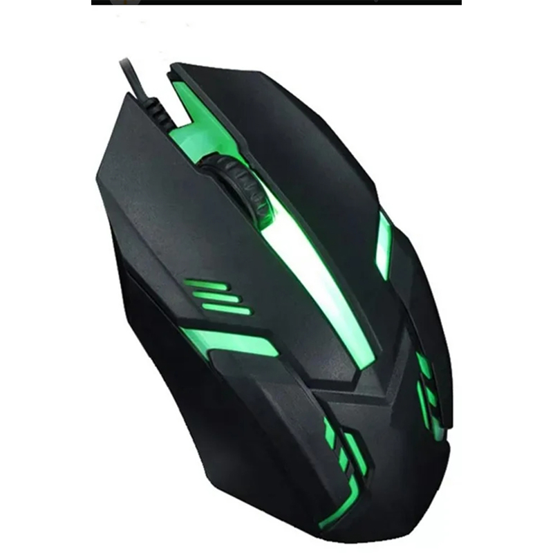 Picture of M15 Wired Gaming Mouse with Adjustable DPI, RGB Lighting, Ergonomic Design, and High Precision Sensor for Gamers - Multicolor
