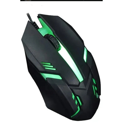 Picture of M15 Wired Gaming Mouse with Adjustable DPI, RGB Lighting, Ergonomic Design, and High Precision Sensor for Gamers - Multicolor