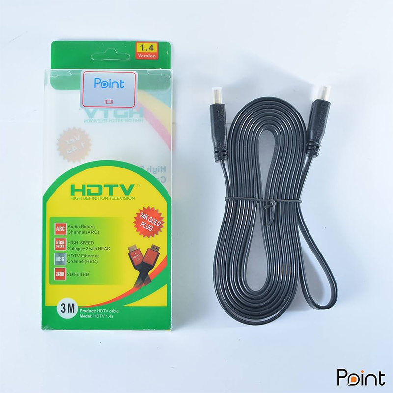 Picture of Premium HDTV HDMI Cable - Supports 4K, 3D, and 1080p - Multicolor