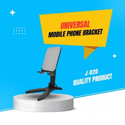 Picture of Universal Mobile Phone Bracket Stand (Model: J-020) – Adjustable, Foldable Phone Holder for Desk/Table - Multicolor