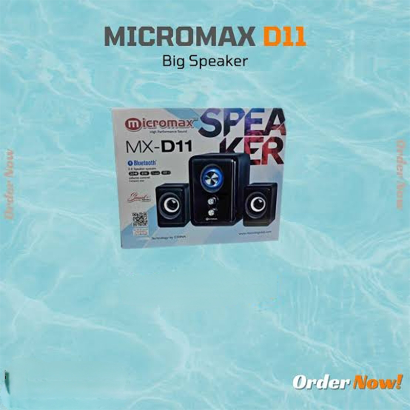 Picture of Micromax MX-D11 High Performance 2.0 Bluetooth Speaker System with Compact Design and 8W Power Output