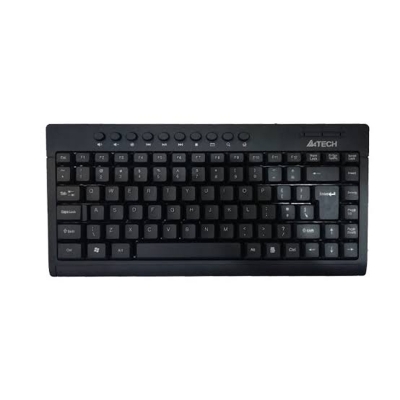 Picture of A4Tech KR-86 ComfortKey Ergonomic Wired Keyboard with Silent Key Design - Multicolor