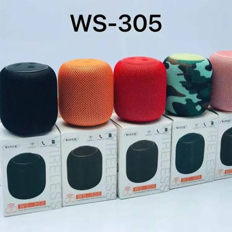 Picture of WSTER WS-305 Wireless Bluetooth Speaker with FM Radio, Calling Function, and TF Card Support