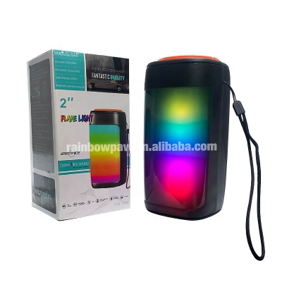 Picture of Flame Light Portable Speaker GTS-1742 with RGB Lighting and High-Quality Sound