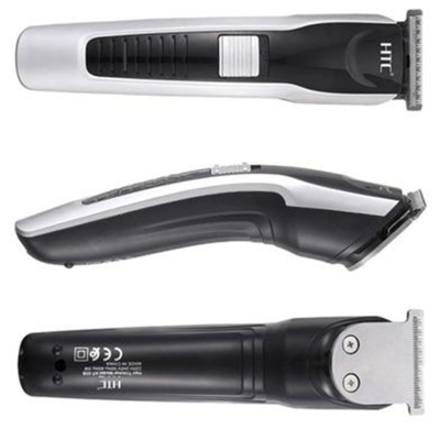 Picture of HTC Rechargeable Hair Trimmer AT-538 for Men - Cordless Grooming Kit with Adjustable Trimming Lengths