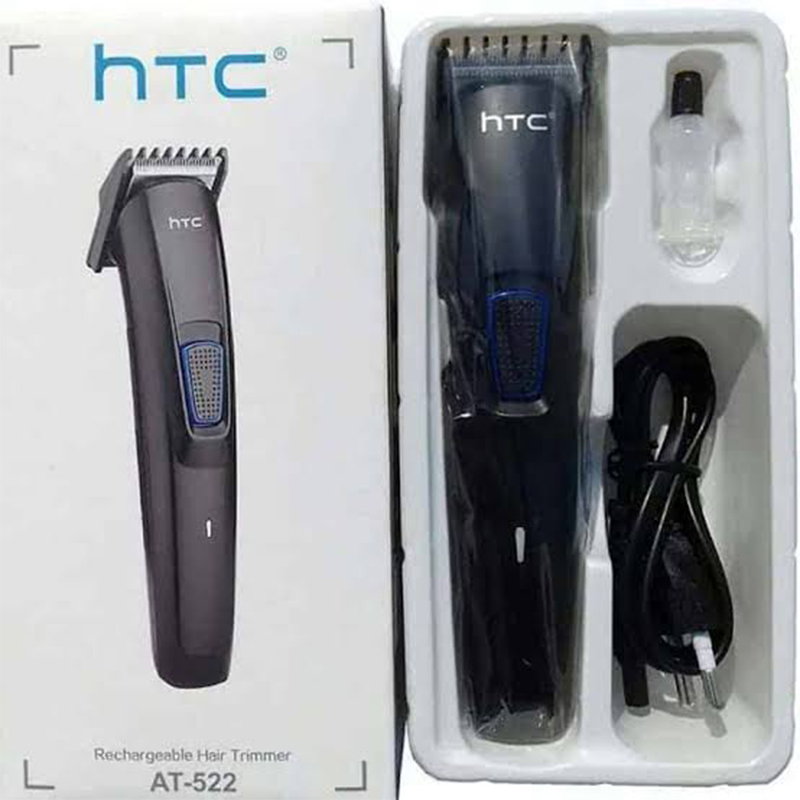 Picture of HTC Rechargeable Hair Trimmer AT-522 for Men - Cordless Beard & Hair Cutting Machine