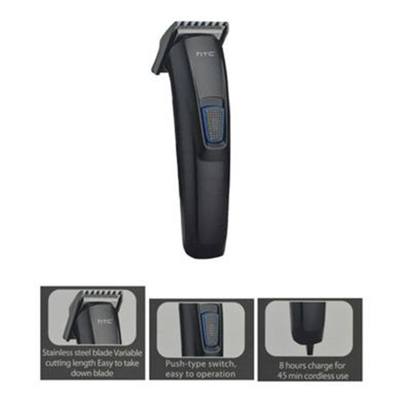 Picture of HTC Rechargeable Hair Trimmer AT-522 for Men - Cordless Beard & Hair Cutting Machine