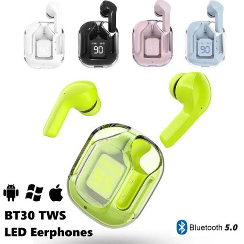 Picture of TWS Wireless Earbuds with Digital Battery Display - Bluetooth 5.1 Headphones - Multicolor