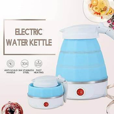 Picture of Travelling Folding Kettle Electric Silicone Foldable Water Kettles Compression - Multicolor