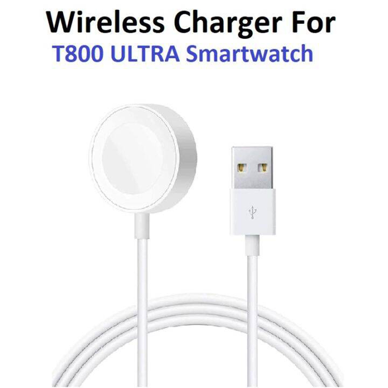 Picture of T900 ultra, T800 ultra, T900 ultra 2 , T800 ultra , Y10 ultra, Y20 ultra, Y60 ultra , Y70 ultra, Y80 ultra DT 900 Ultra, S9 Ultra, S9 Max, KW1 Max, KW2 Max, KW9 Max, KW19 Max smartwatch warless charger-White - Multicolor