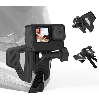 Picture of TELESIN 2nd Generation Motorcycle Helmet Bracket - Action Camera Mount for GoPro Hero 12/11/10/9, Insta360, DJI Osmo - Multicolor